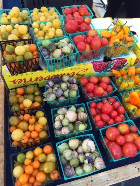 Oakland近くのFarmers Marketにて