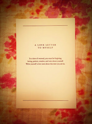 A love letter to myself